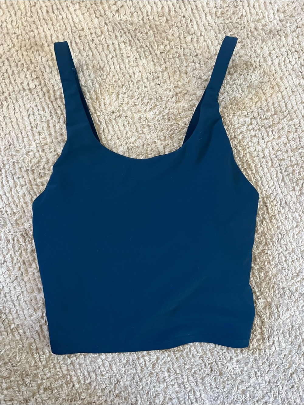 Old Navy Teal Blue Scoop Tank Top